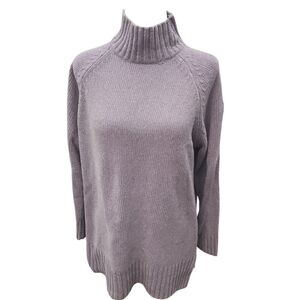 Express Lavender Mock Turtleneck Super‎ Soft Sweater Size Medium
